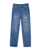 Applique Stitch Tapered Jeans | Vintage Workwear Suitpure