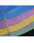 Zip Front Knit Cardigan in Multiple Colors Suitpure