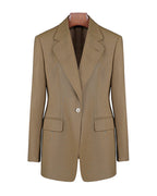 Fine Wool Single-Breasted Blazer Suitpure