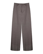 Pure Wool Straight-Leg Trousers Suitpure