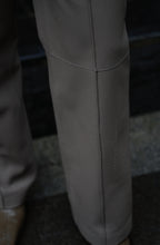 Mandarin Collar Crop Leather Jacket & Pants Set