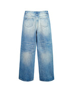 Vintage Wash Relaxed Jeans with Ripped Details Suitpure