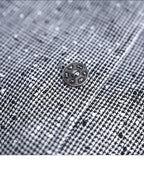 Black White Houndstooth Slub Linen Adjustable Vest Suitpure