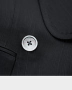 Tree Grain Acetate Shawl Collar Unlined Blazer Suitpure
