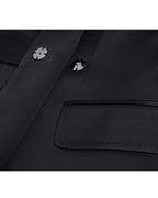 Acetate Satin Belted Blazer | Self-Tie Waist Suitpure