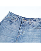 Retro Wide-Leg Denim Pants in Light Wash Suitpure