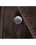 Rich Brown Velvet Blazer | Relaxed Fit Suitpure