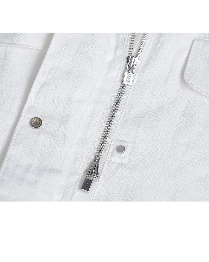 Lightweight Linen Unlined Travel Jacket