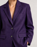 Linen Cotton Oversized Casual Blazer Suitpure