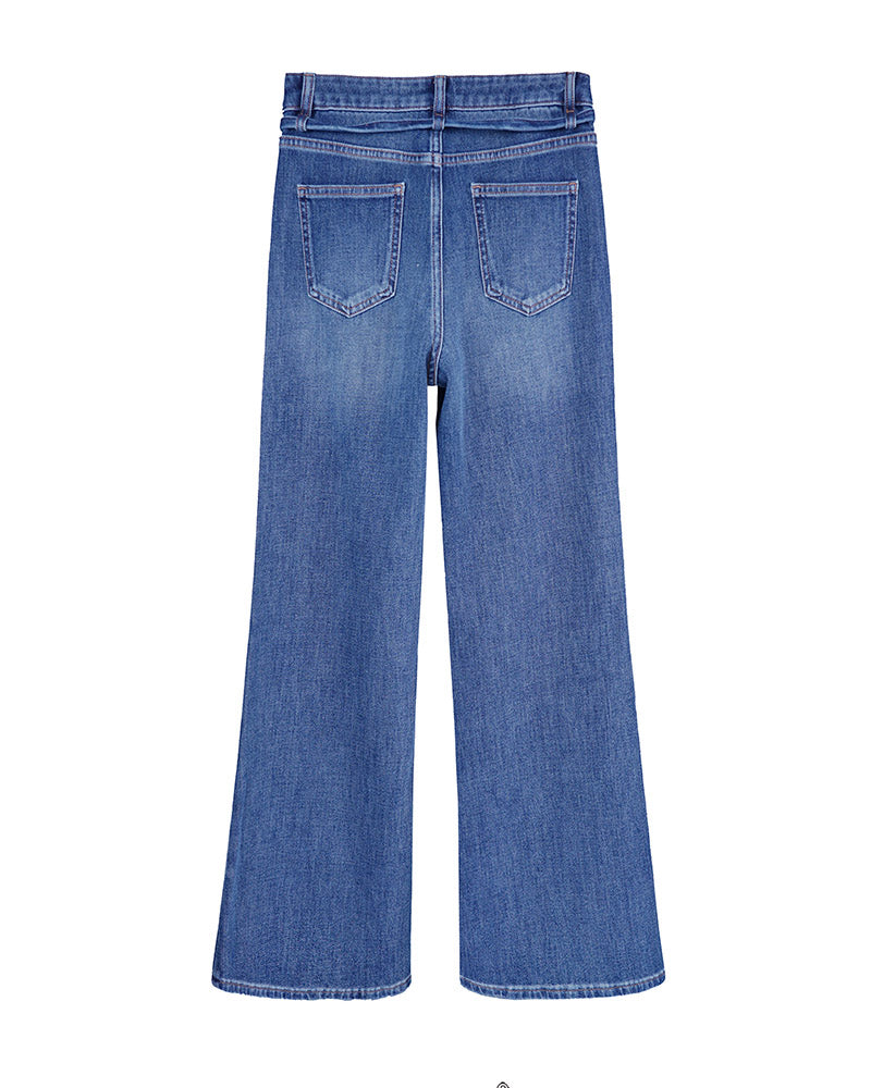 Winter Flared Jeans in Dark Wash Suitpure