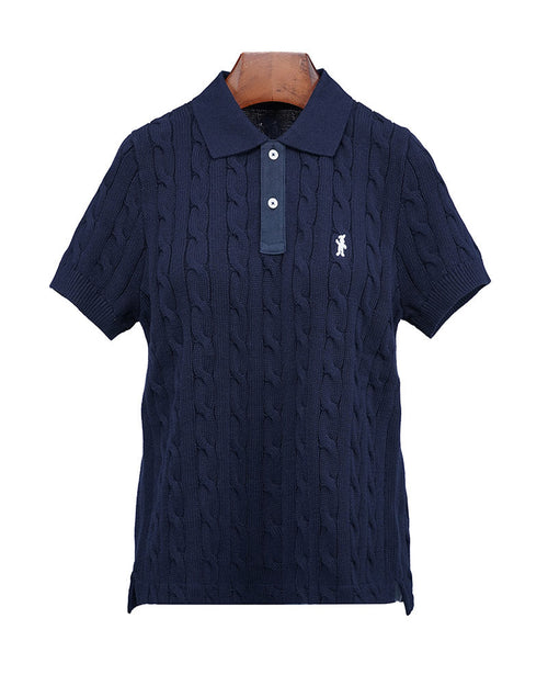 Classic Cotton Polo Shirt in Knit Fabric Suitpure