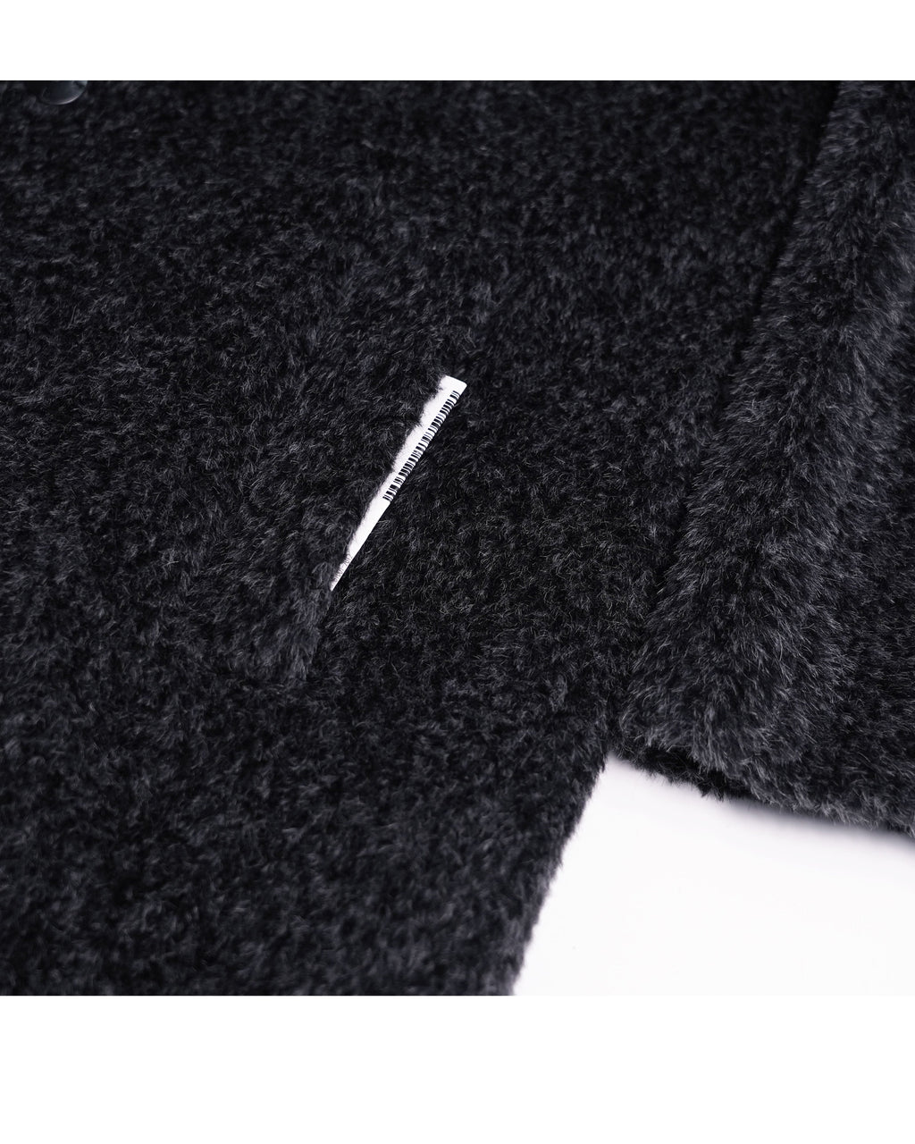 Suli Wool Long Coat in Shadow Grey Suitpure