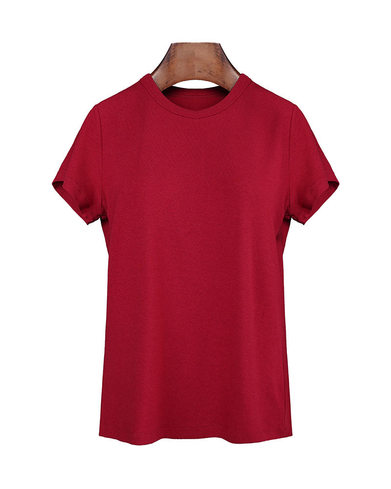 Three-Color Short Sleeve T-Shirt Suitpure