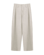 Heavyweight Tencel Linen Straight Leg Trousers Suitpure
