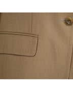 Fine Wool Single-Breasted Blazer Suitpure