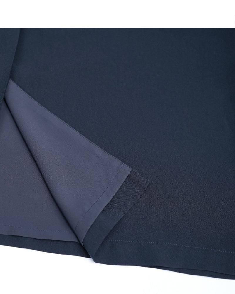 Off-Shoulder Cape Dress | Flowing Shawl Silhouette Suitpure