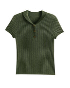 Retro Linen Pique Polo in Neutral Suitpure
