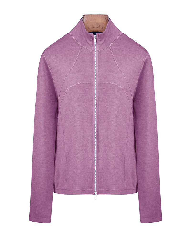 Zip Front Knit Cardigan in Multiple Colors Suitpure