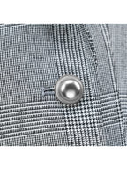 Puer Wool Prince of Wales Check Ladies Oversized Jacket Suitpure
