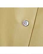 Ginger Yellow Bamboo Cotton Slight Stretch Tailored Shirt Suitpure