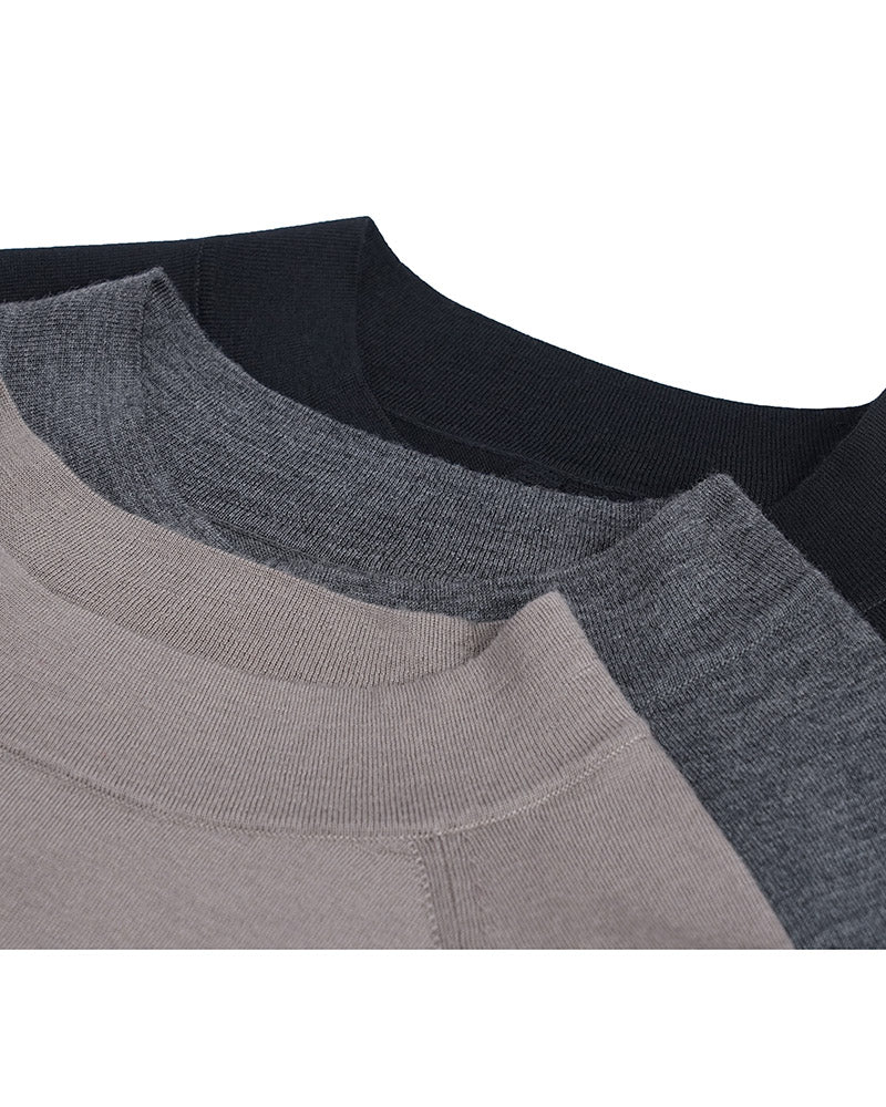 Crewneck Raglan Sleeve Knit Top