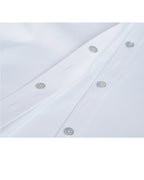 White Tencel Cotton Blouse | Wide Pointed Collar Suitpure
