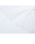 White Tencel Cotton Blouse | Wide Pointed Collar Suitpure