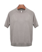 Crewneck Raglan Sleeve Knit Top