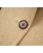 Butter Yellow Linen Casual Blazer Suitpure