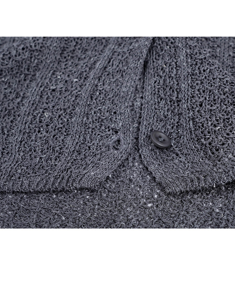 Crewneck Cutout Knit Top in Neutral