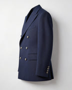 Classic Twill Double-Breasted Blazer Suitpure