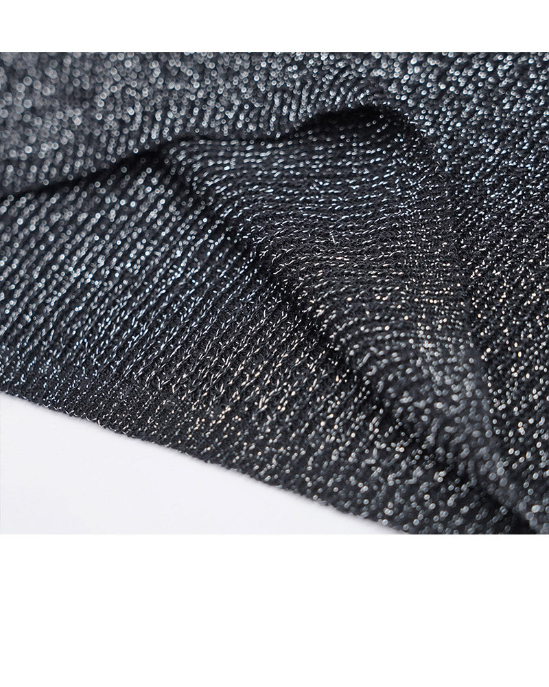 Slim-Fit Knit Vest with Rhinestone Detail