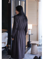 Versatile Trench Dress in Brown Check Suitpure