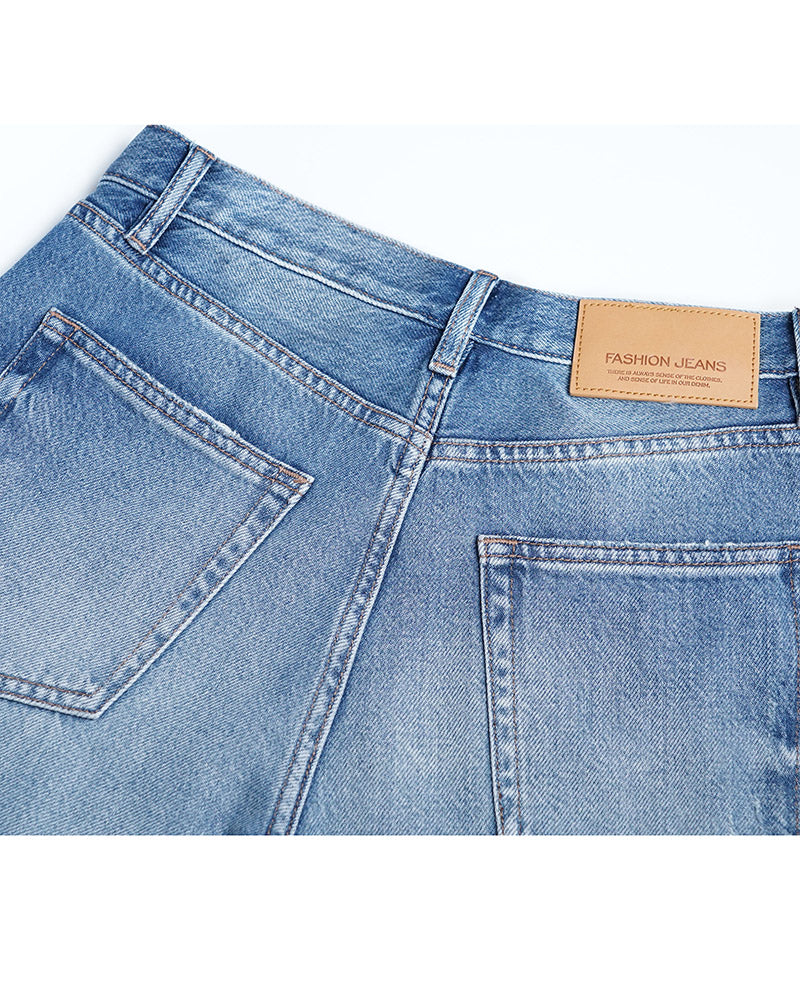 Summer Straight Leg Jeans in Blue Suitpure