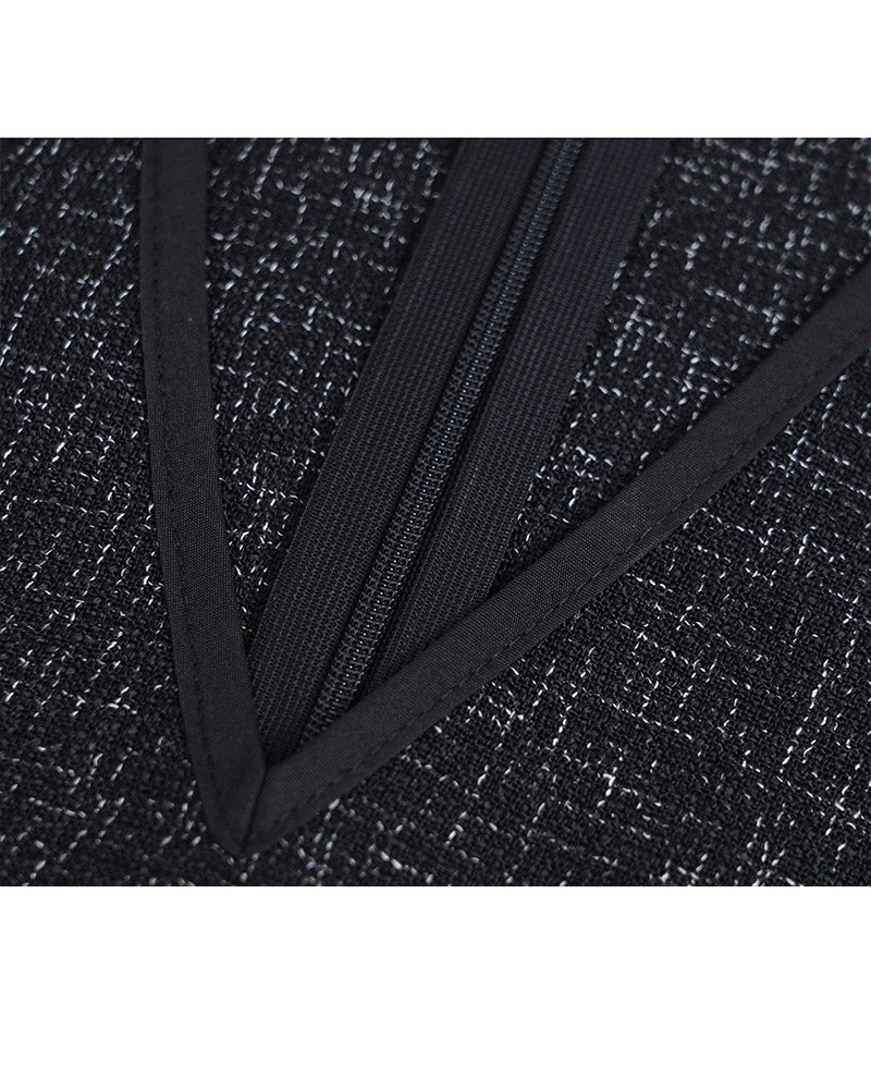 Design-Focused Asymmetrical Camisole in Black