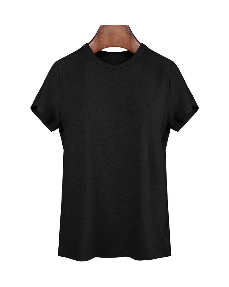 Three-Color Short Sleeve T-Shirt Suitpure