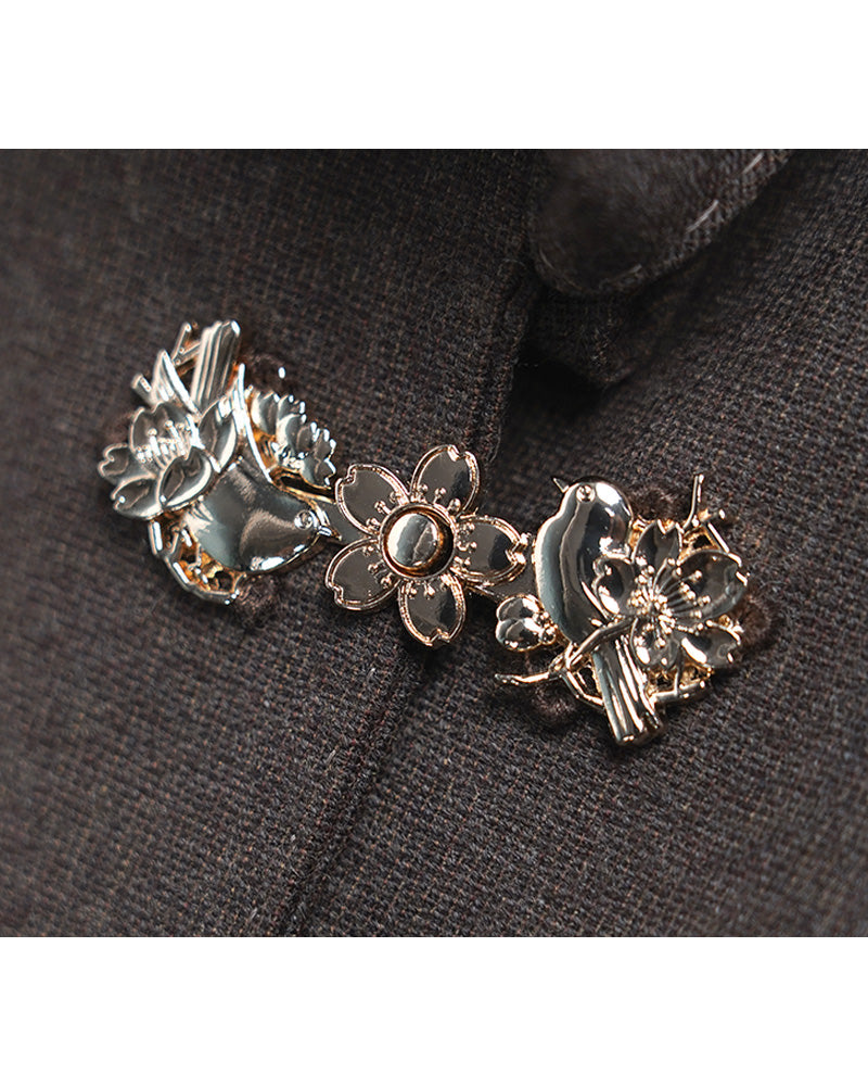 Imported Wool Shawl Collar Blazer with Self-Tie Suitpure