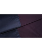 Mahogany Silk Quilted Jacket with Shawl Collar