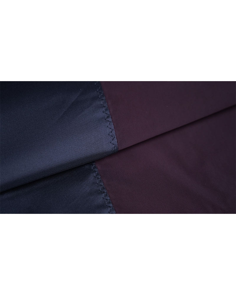 Mahogany Silk Quilted Jacket with Shawl Collar