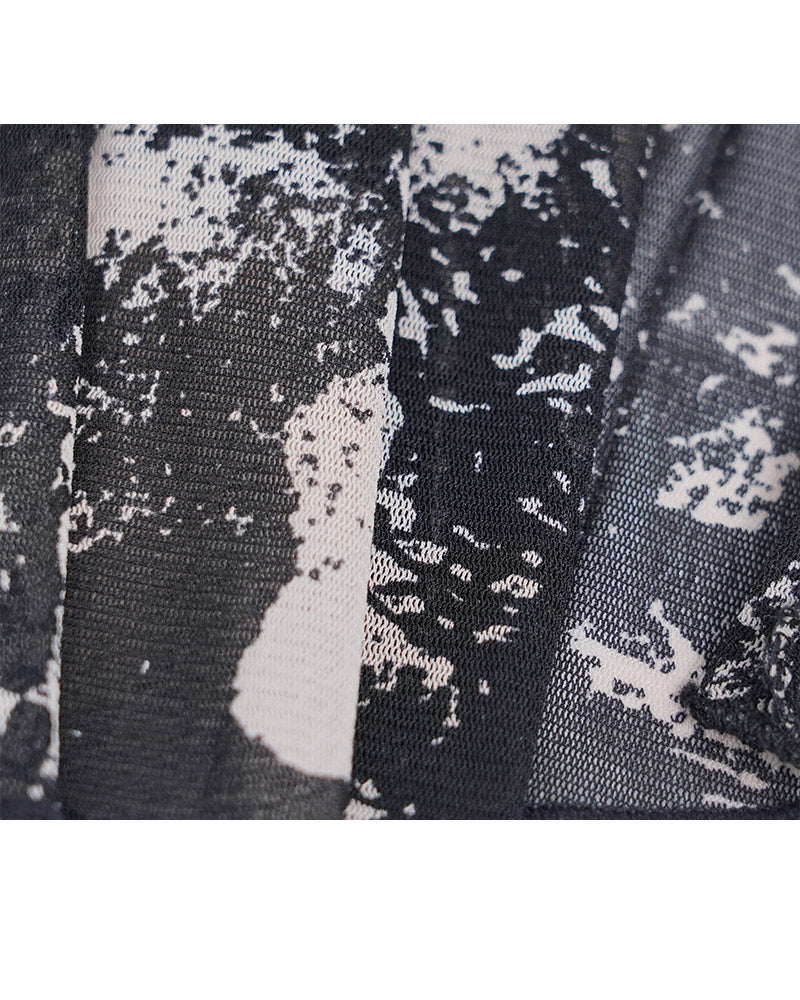 Ombre Mesh Layering Top | Sheer Gradient