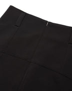 Ebony Brown Tulip Voluminous Midi Skirt