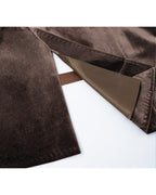 Rich Brown Velvet Blazer | Relaxed Fit Suitpure