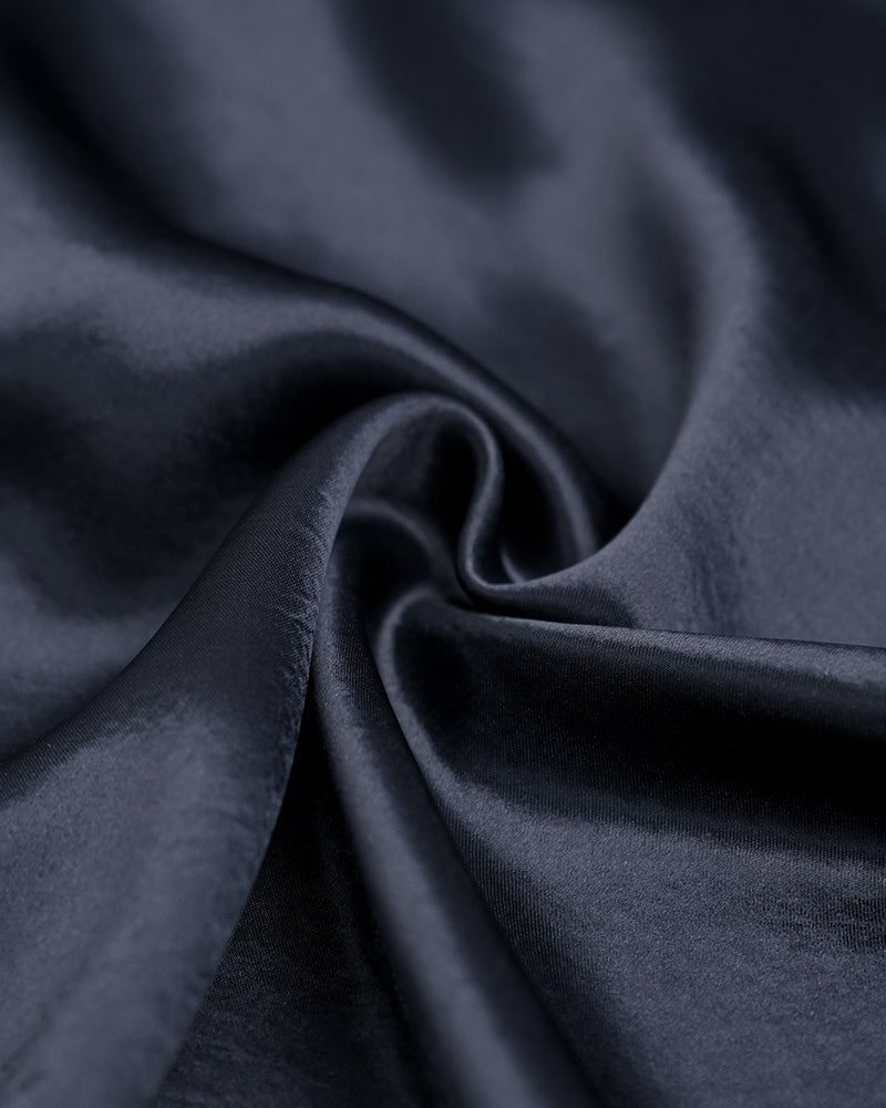 Women Luxury Glossy Satin Office Blouse