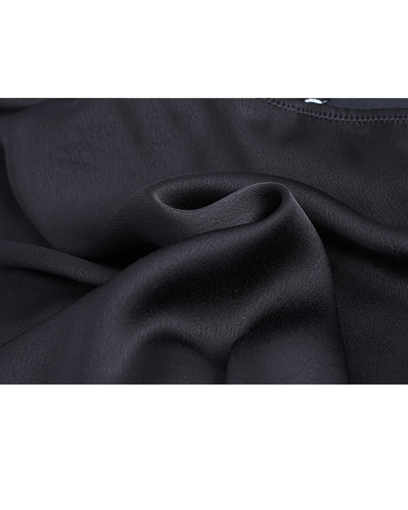 Slim-Fit Black Camisole with Spaghetti Straps Suitpure