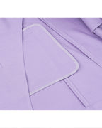 Purple Shawl Collar Unlined Blazer Suitpure