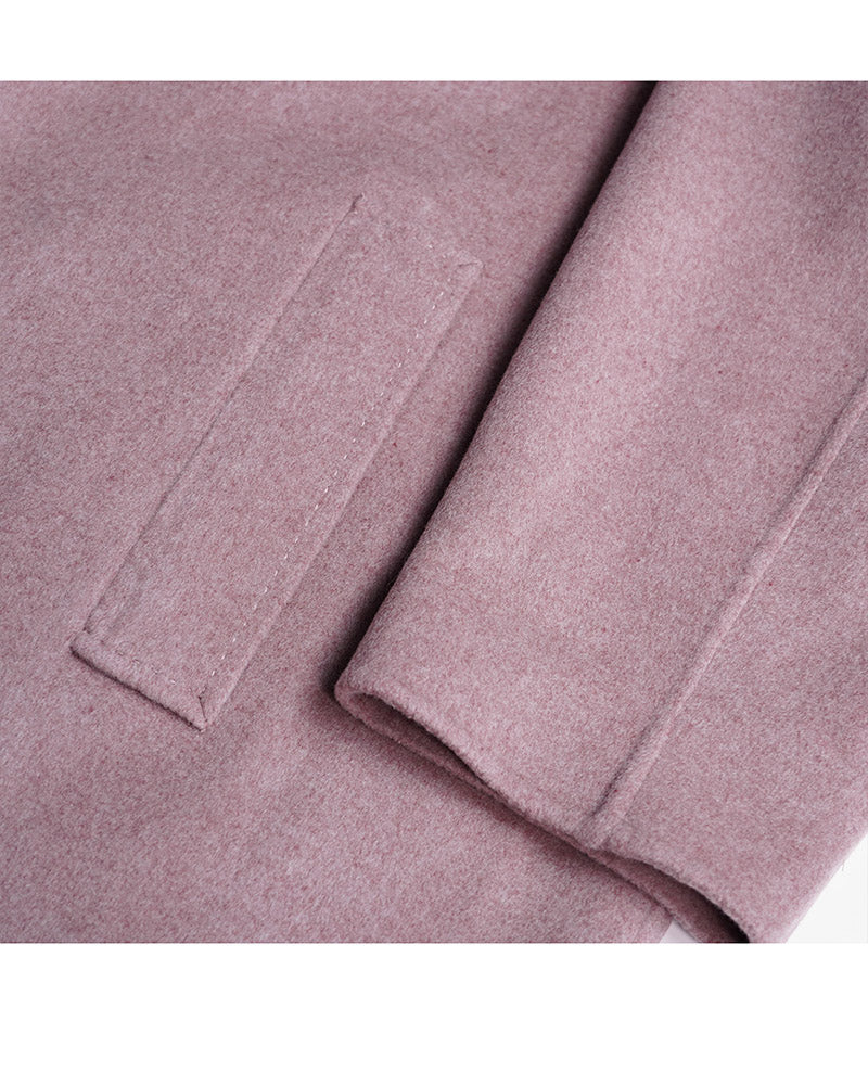Reversible Cashmere Notch Lapel Coat
