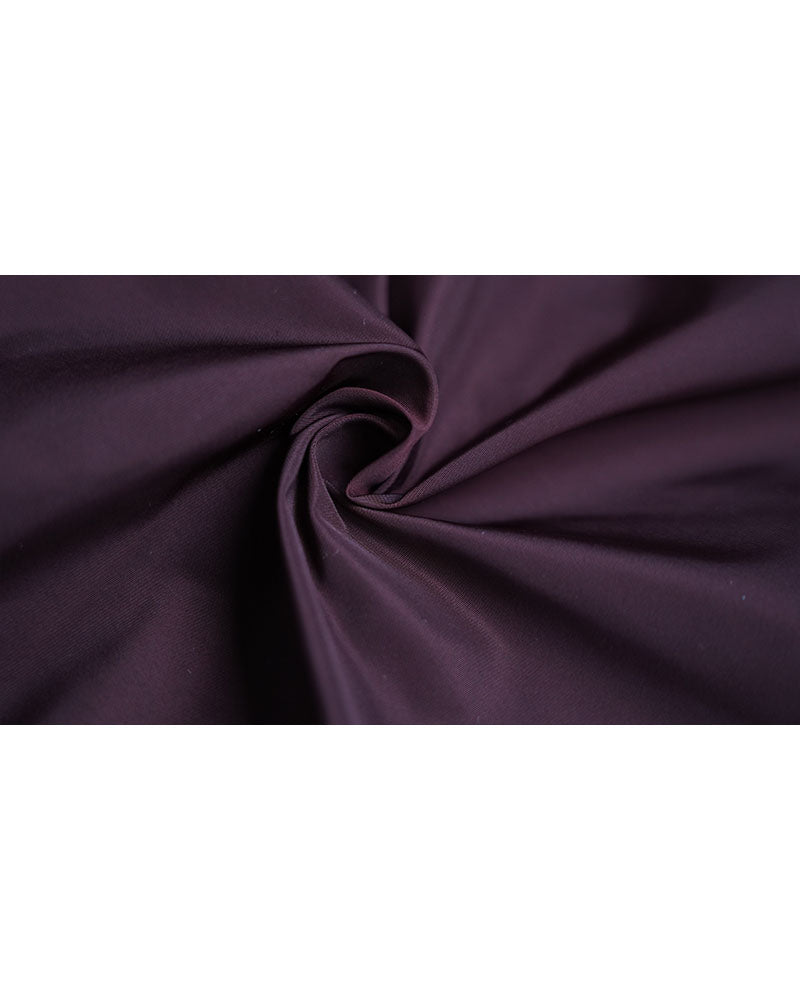 Mahogany Silk Quilted Jacket with Shawl Collar