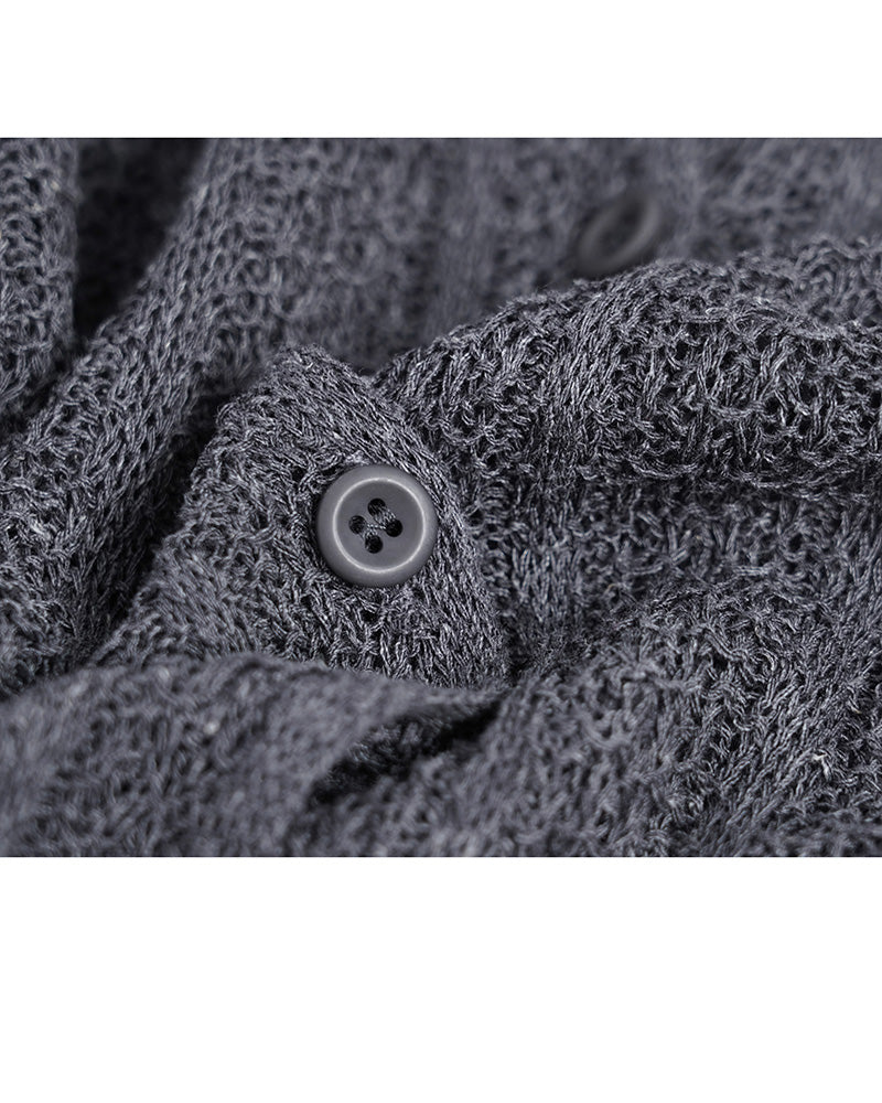 Crewneck Cutout Knit Top in Neutral