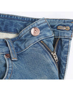 Light Blue Cropped Jeans Suitpure