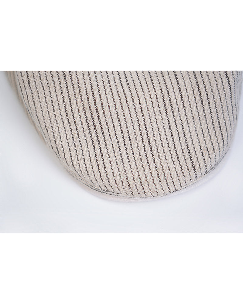 Vintage Striped Cotton Linen Newsboy Cap Suitpure